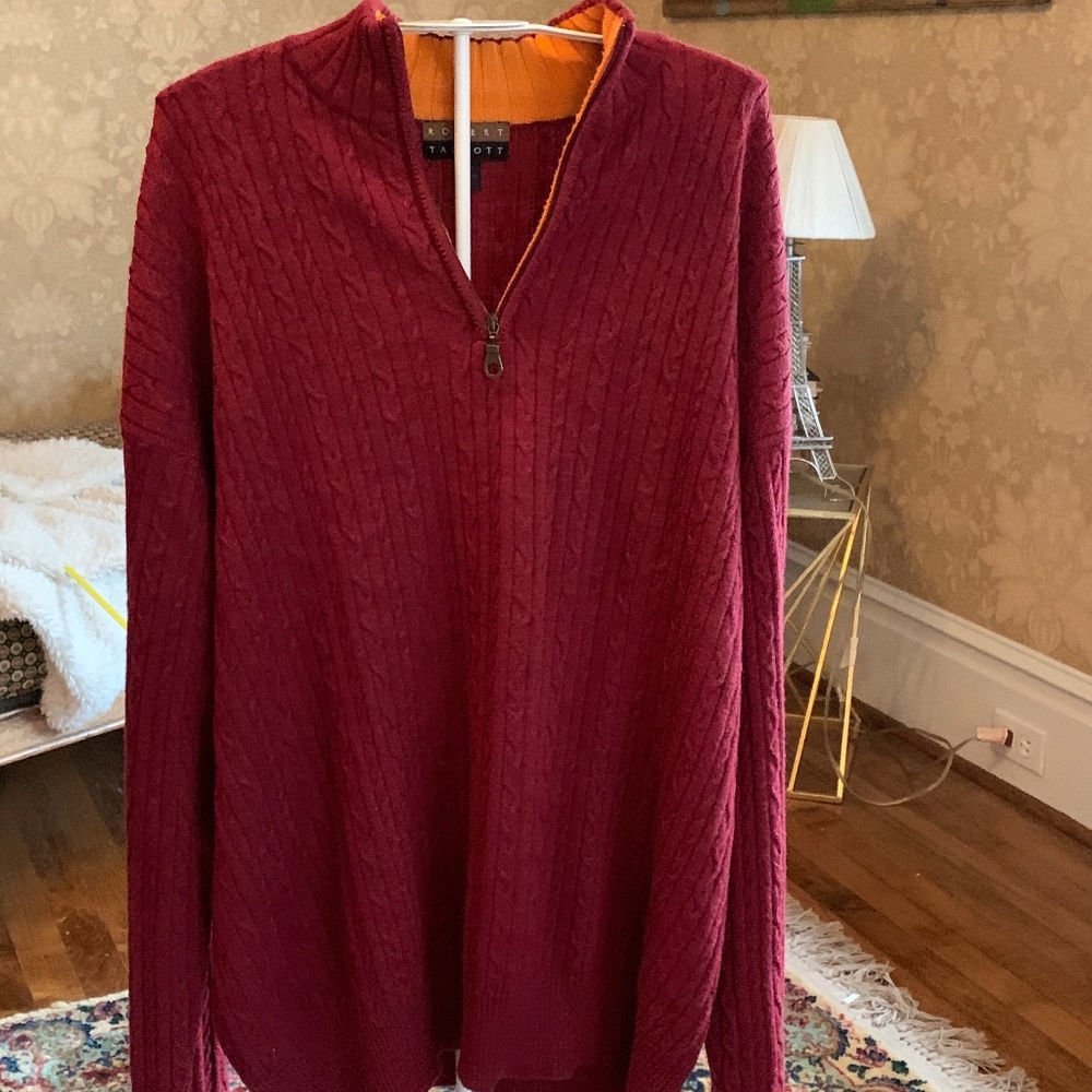 Robert Talbots men’s half zip sweater. Worn once‎